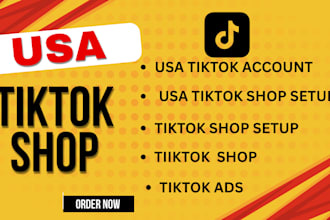 create USA tiktok shop, setup tiktok shop, USA tktok shop