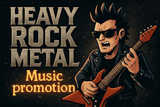 submit your rock metal music promotion to 900  viral active playlist curators
