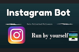 develop social media bot, facebook bot, tiktok bot with instagram api bot