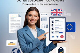 register your business for UK vat, eu oss, or georgia tax id
