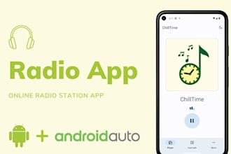 create an online streaming radio station with an android app