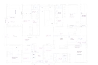 draft autocad 2d architectural floor plan drawing, elevation