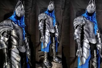 do 3d cosplay model armor cosplay creation prop model 3d wearable anime 3d mask