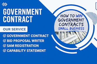 do government contract, find contract opportunity, , write bid proposal