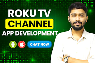develop and publish roku TV channel fire TV app and radio TV channel roku upload