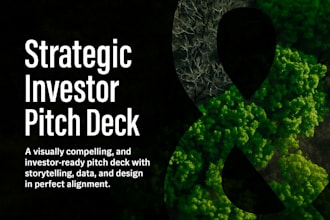 design an investor pitch deck for fundraising and strategy