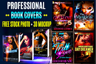 create a poster, book cover and album design