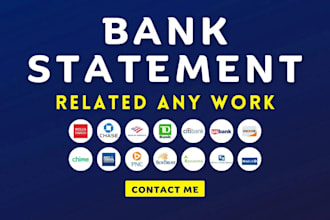 do your business audit and help with statements for loans approval