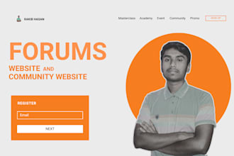 create a professional forum or community website with wordpress, buddyboss or x