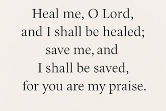 write a custom christian prayer or affirmation