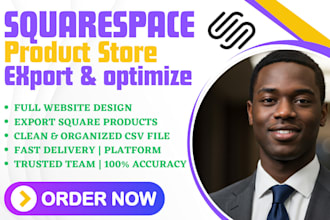 export and organize your squarespace store products fast and professionally