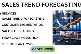 sales trend forecasting, financial projections, analyze sales performance