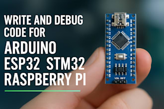 write and debug code for arduino, esp32, stm32, and raspberry pi