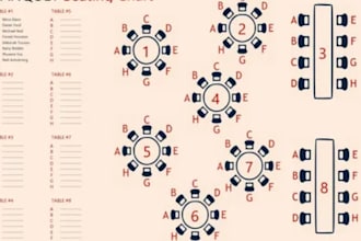 design professional floor plan, event layout, stadium seating chart for event