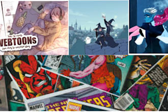 do organic webtoon comic webtoon promotion, manga, tapas webtoon comic we