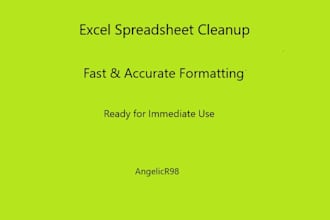clean format and optimize your excel spreadsheets