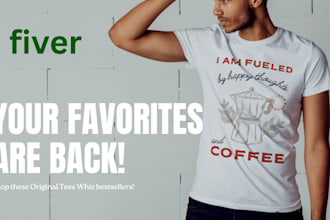 create t shirt design and graphics for merchandise