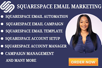 design squarespace email campaign management email automation integration