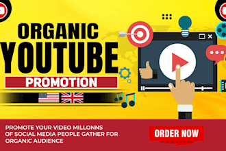 go organic youtube video promotion and marketing by social media