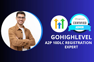 ghl a2p 10dlc registration on twilio, gohighlevel ,tcr ringcentral ghl api