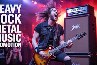 viral your heavy rock metal music promotion to 900 active metal playlist curator