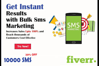 blast targeted bulk SMS marketing and email campaign text message world wide