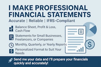 prepare your financial statement