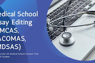 edit medical school personal statements and secondaries