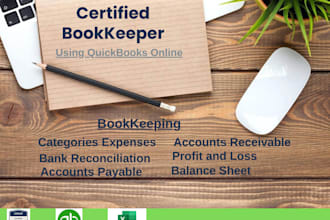 handle your qbo bookkeeping and financial reports