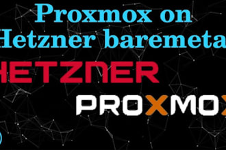 fix and deploy proxmox on your dedicated server, hetzner, virtual machines
