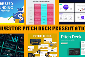fundraising deck corporate pitch deck start up pitch deck product launch deck