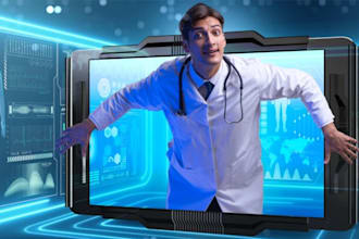 develop custom ai telemedicine website, doctor,  telehealth website development
