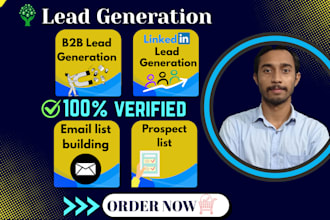 do b2b lead generation, linkedin leads, email leads and lead list