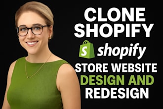 clone shopify store, design store, redesign store, shopify website