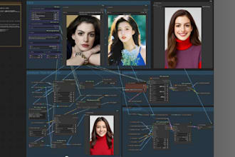 make a custom ai influencer flux lora with a comfyui workflow nsfw node ai image
