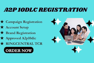 setup SMS a2p 10dlc registration for twilio, gohighlevel, ringcentral tcr, IVR