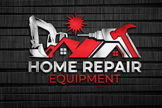 design 3d real estate property home construction logo