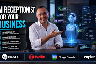 build an ai receptionist or ai agent for your business