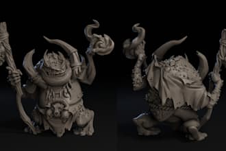 sculpt warhammer 40k miniature model dnd tabletop action figure for printing