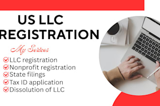 do us and non us llc and non profit registration, dissolve llc, reinstate llc
