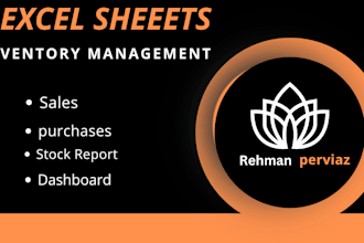 design inventory management system in excel sheets and app sheet expert