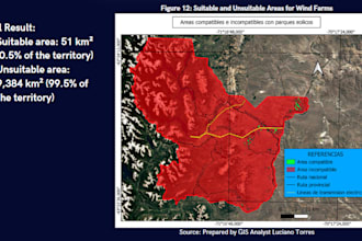 do spatial analysis and gis mapping using gis arcgis or qgis