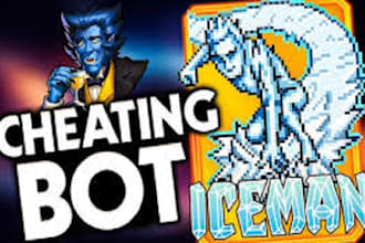 develop complete game bot, aviator crash game, cheated gaming bot, ai game bot