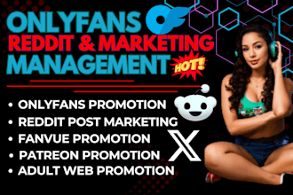 promote your onlyfans fansly ai fanvue patreon page with reddit post management