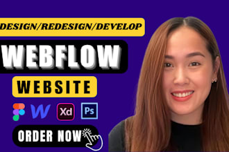 design webflow website landing page, figma to webflow framer, xd to webflow