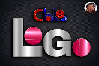 do creative professional business chrome logo design