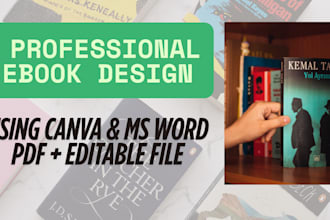 design a professional ebook or PDF layout using canva