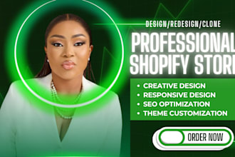 clone shopify store design, build shopify website, shopify dropshipping store