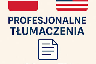 translate from polish to english or english to polish