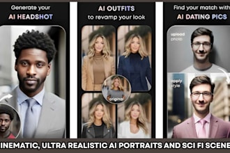 create hyper cinematic, ultra realistic ai portraits and sci fi scenes using ai